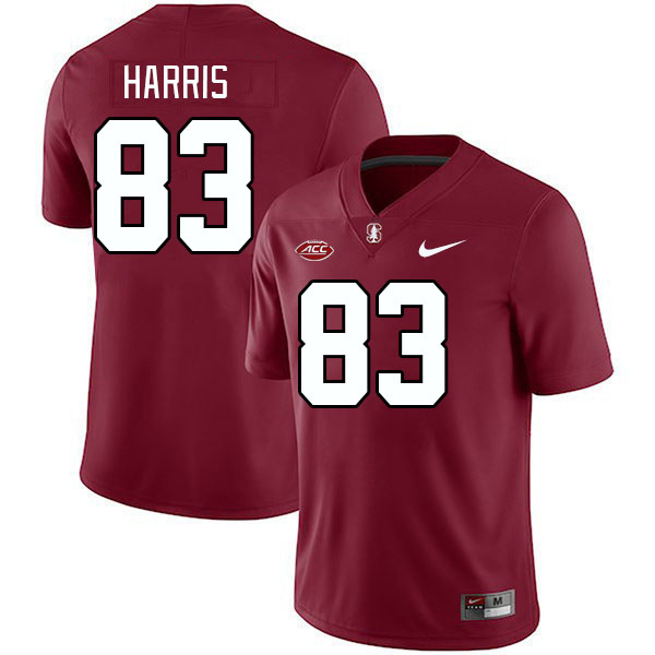 Men #83 Jackson Harris Stanford Cardinal 2024 ACC Conference College Football Jerseys Stitched-Cardi